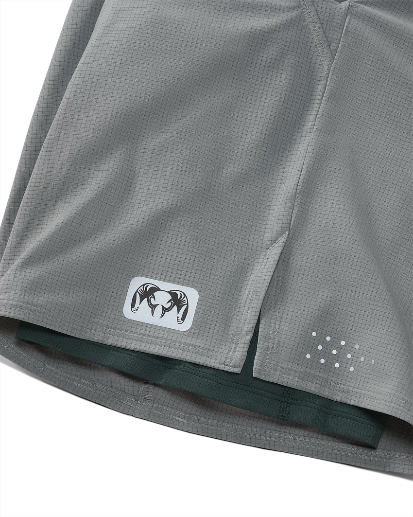 EnduroTrainer Lined 7″ Short | Dark Iron Tonal