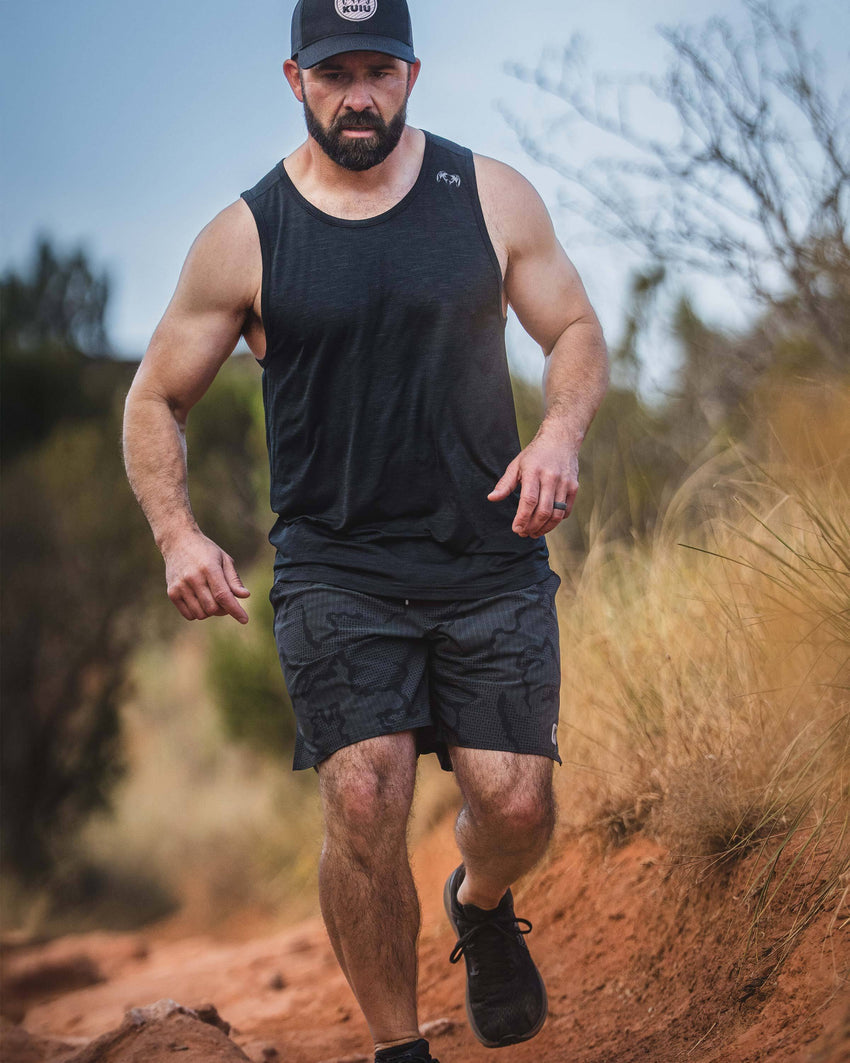 EnduroMesh Tank | Black Heather