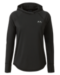 Women's Gila LS Hoodie | Black