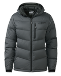 Women's Super Down PRO Hooded Jacket | Gunmetal
