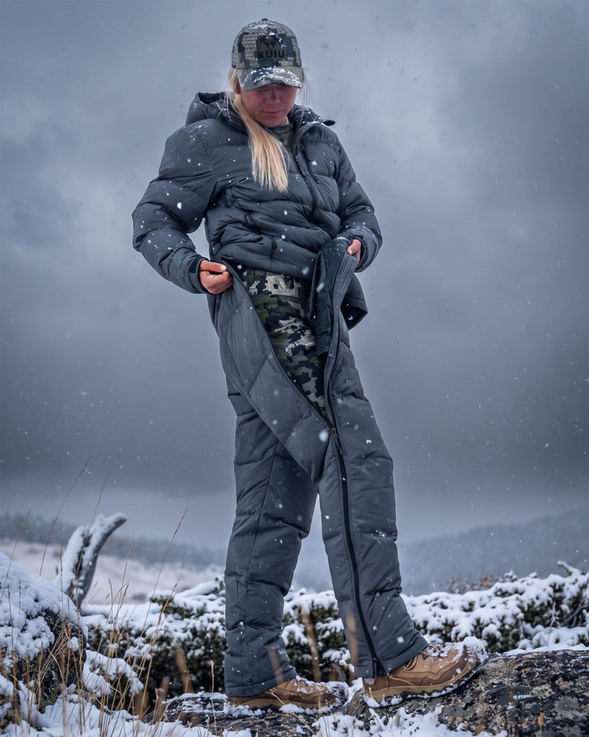 Women's Super Down PRO Pant | Gunmetal