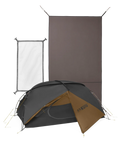 Mountain Star 2 Person Tent Set | Gunmetal-Camel